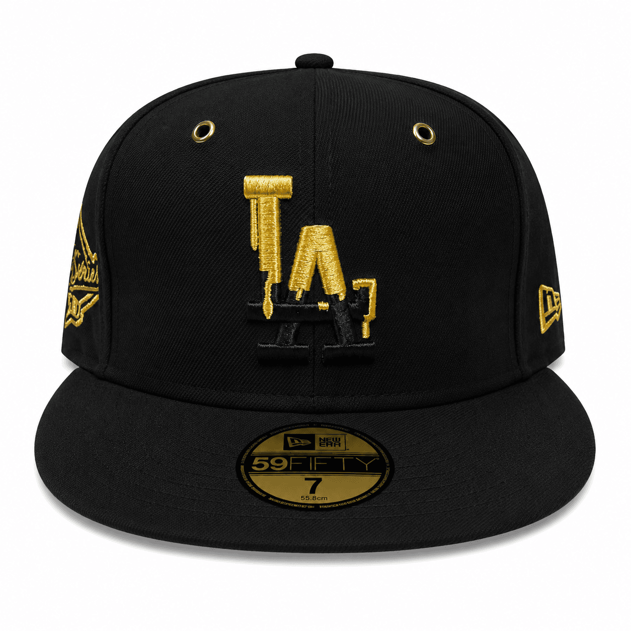 Los Angeles Dodgers New Era 59FIFTY 24K Drip Golden 1988 World Series Champions