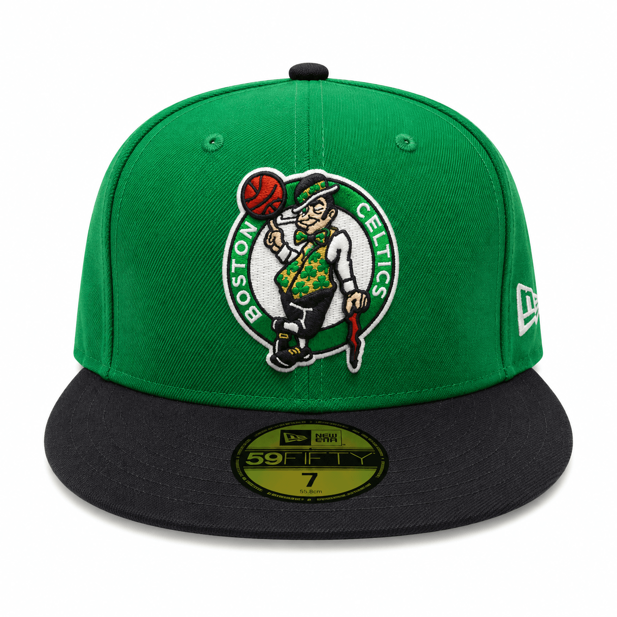 Boston Celtics New Era Hardwood Classics Lucky the Leprechaun Two-Tone