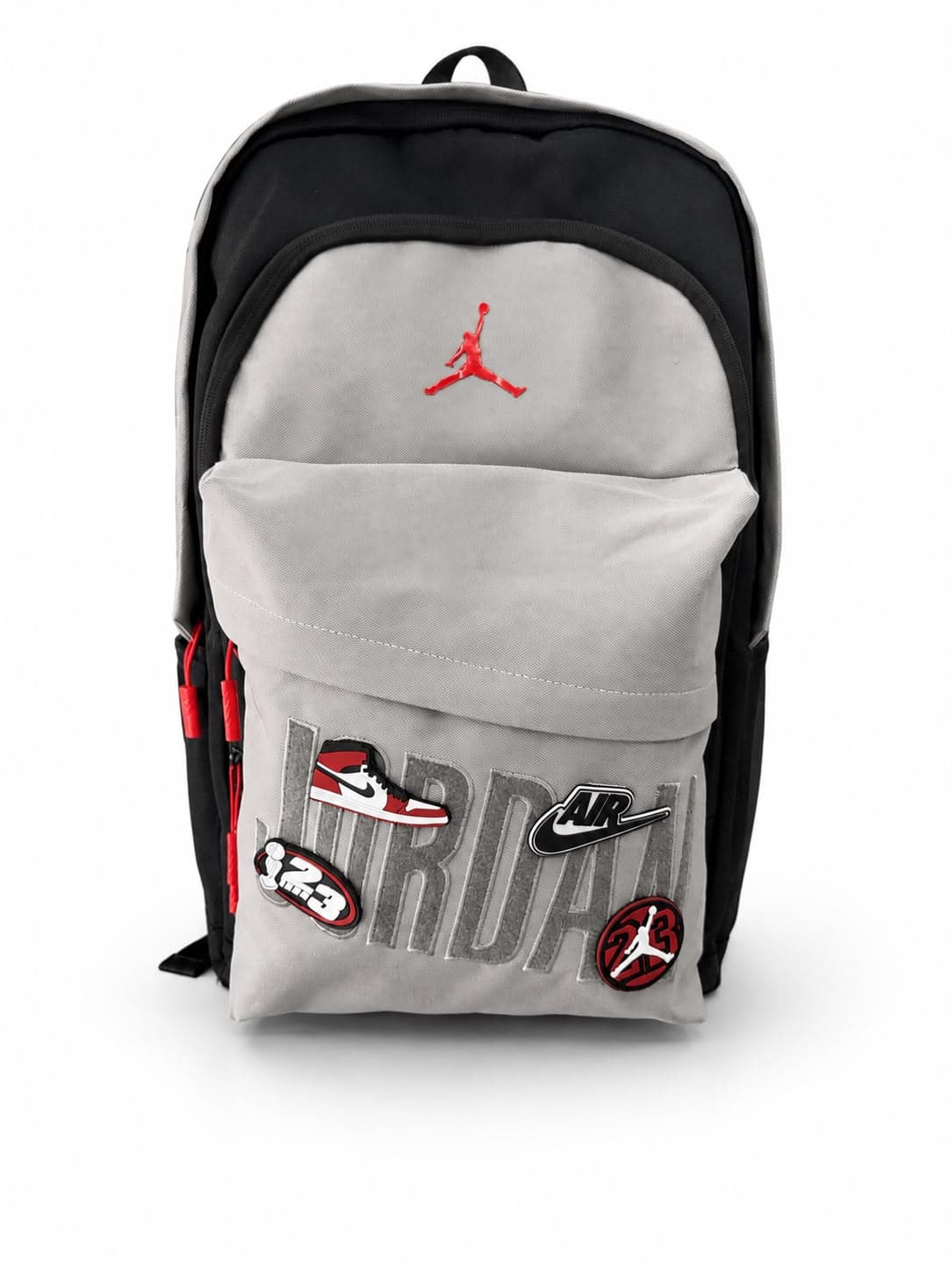 Nike Air Jordan Remix Patch Backpack "Grey / Black"