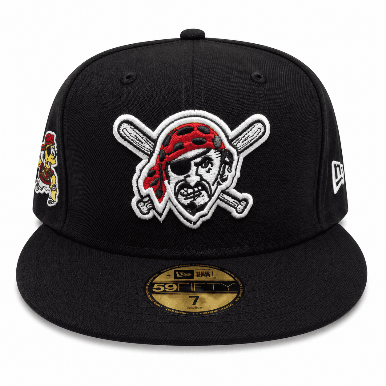 Pittsburgh Pirates New Era Cooperstown Jolly Roger Crossed Bats Black Red
