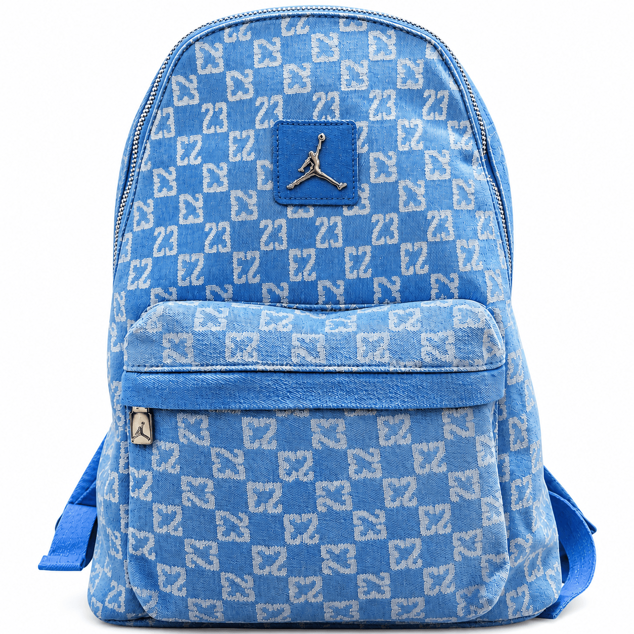 Jordan Monogram Denim Backpack "Blue / Metallic Gold"