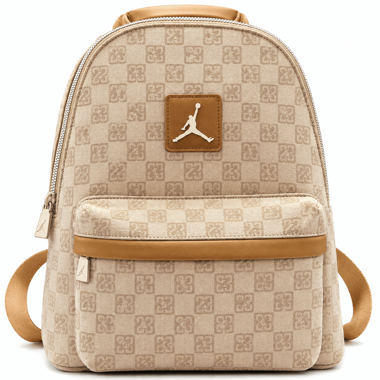 Jordan Monogram Jacquard Backpack "Coconut Milk / Archaeo Brown"