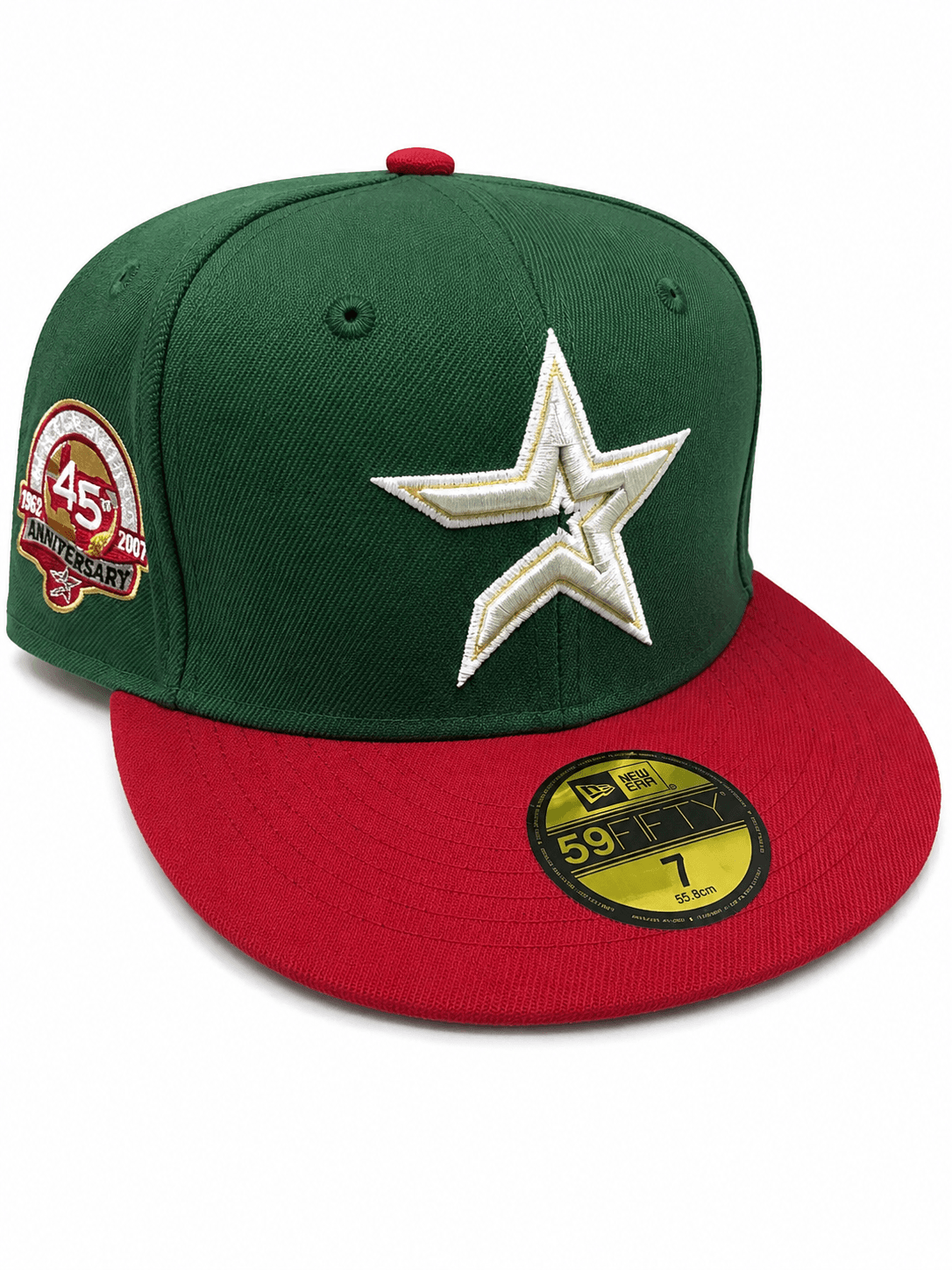 Houston Astros New Era 45th Anniversary Green Red Two-Tone
