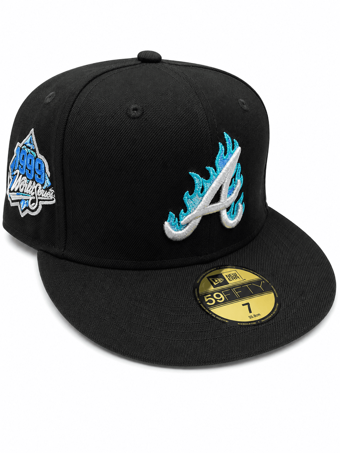 Atlanta Braves New Era MLB Flames Ice Cyan