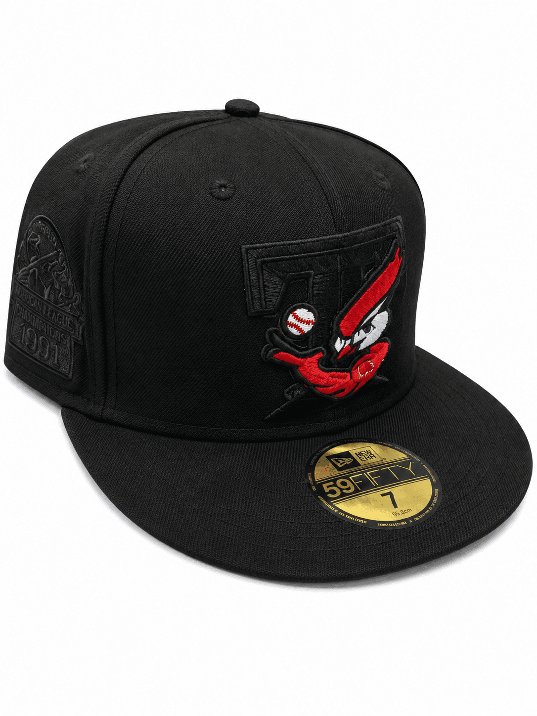 Toronto Blue Jays New Era 1991 American League Champions Black Out Red
