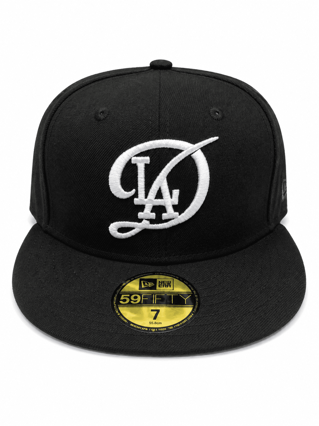 Los Angeles Dodgers New Era City Connect Font Blackout White