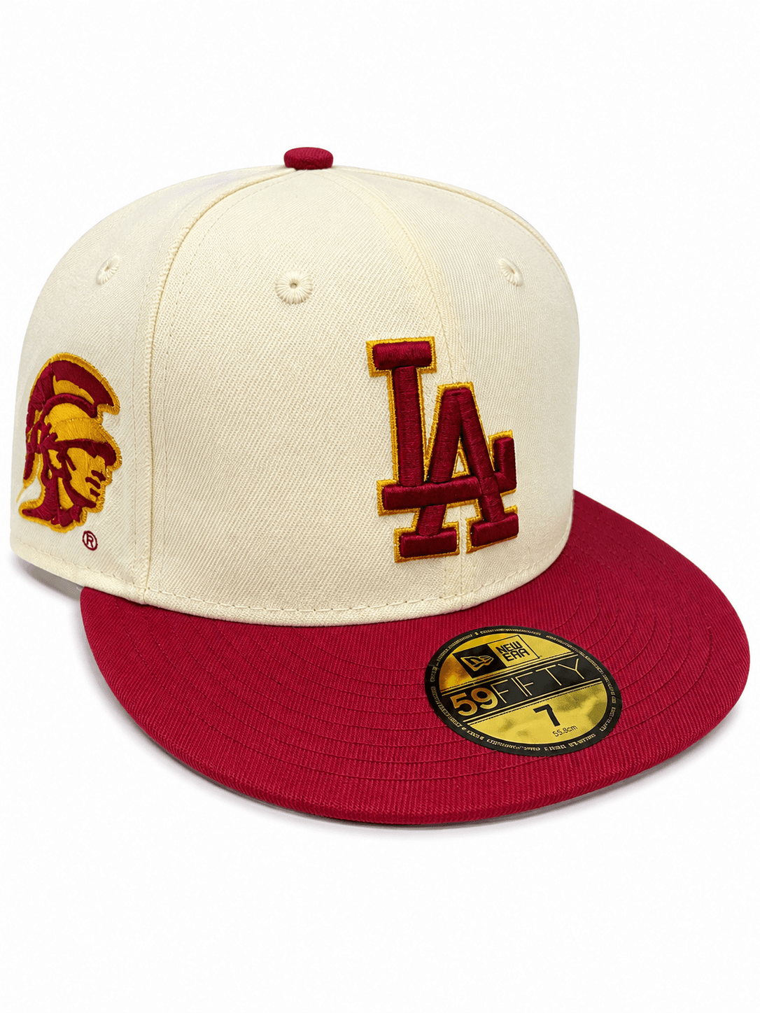 Los Angeles Dodgers New Era NCAA USC Trojans Crossover Two-Tone