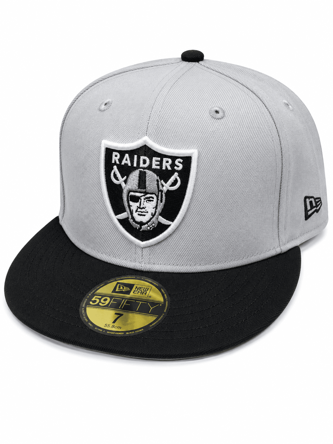 Las Vegas Raiders New Era Basic Two-Tone Grey Black