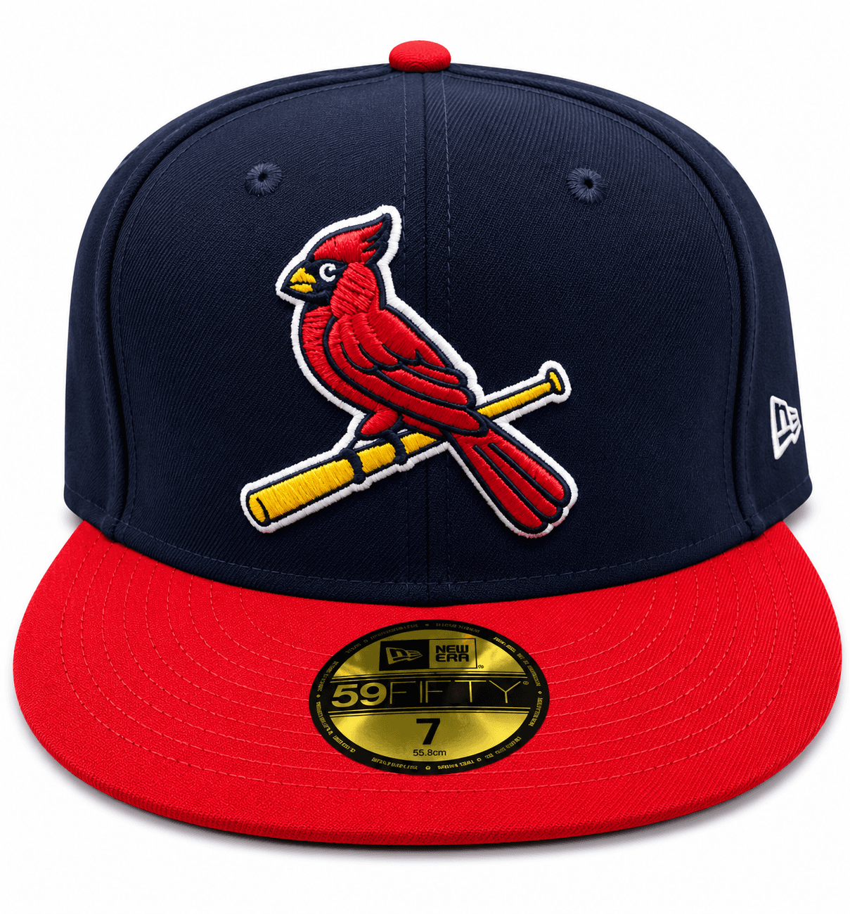 St. Louis Cardinals New Era Cooperstown Bird on Bat Two-Tone