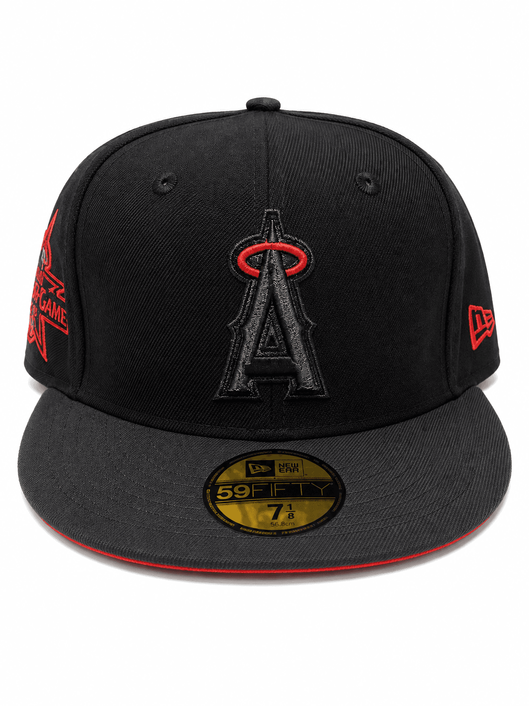 Los Angeles Angels New Era 1989 All-Star Game Blackout Red Bottom