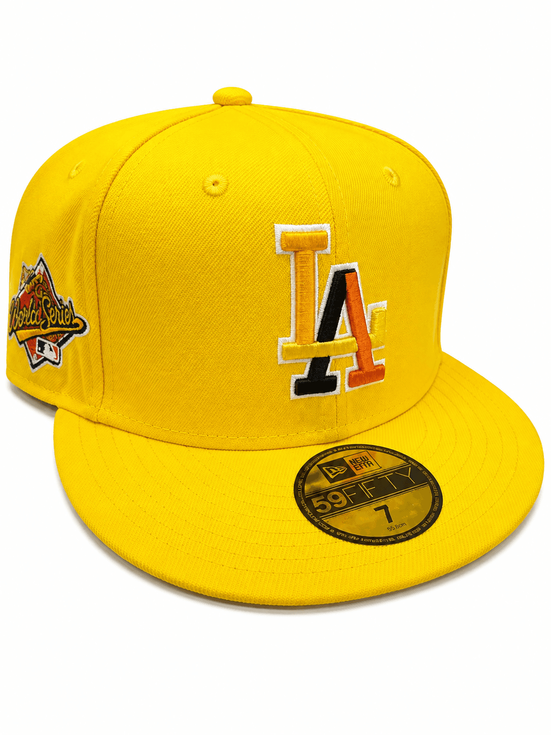 Los Angeles Dodgers New Era Yellow Sunset World Series