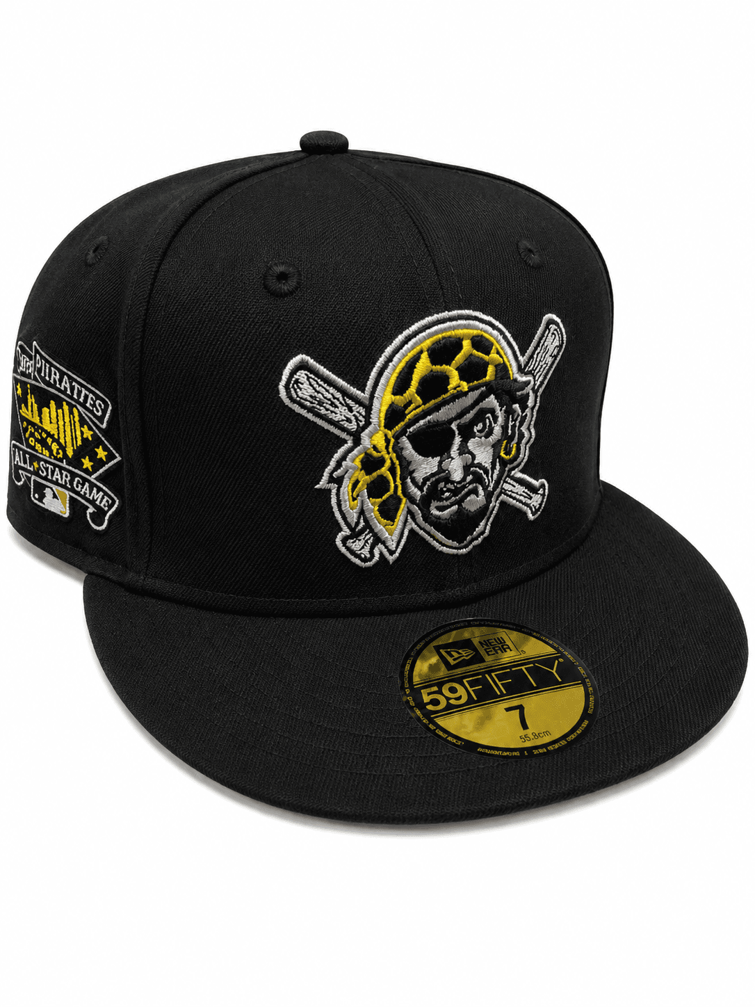 Pittsburgh Pirates New Era Jolly Roger 2006 All-Star Game Black Out Yellow