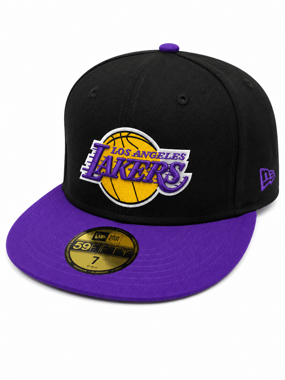 Los Angeles Lakers New Era Basic Two-Tone Black Purple