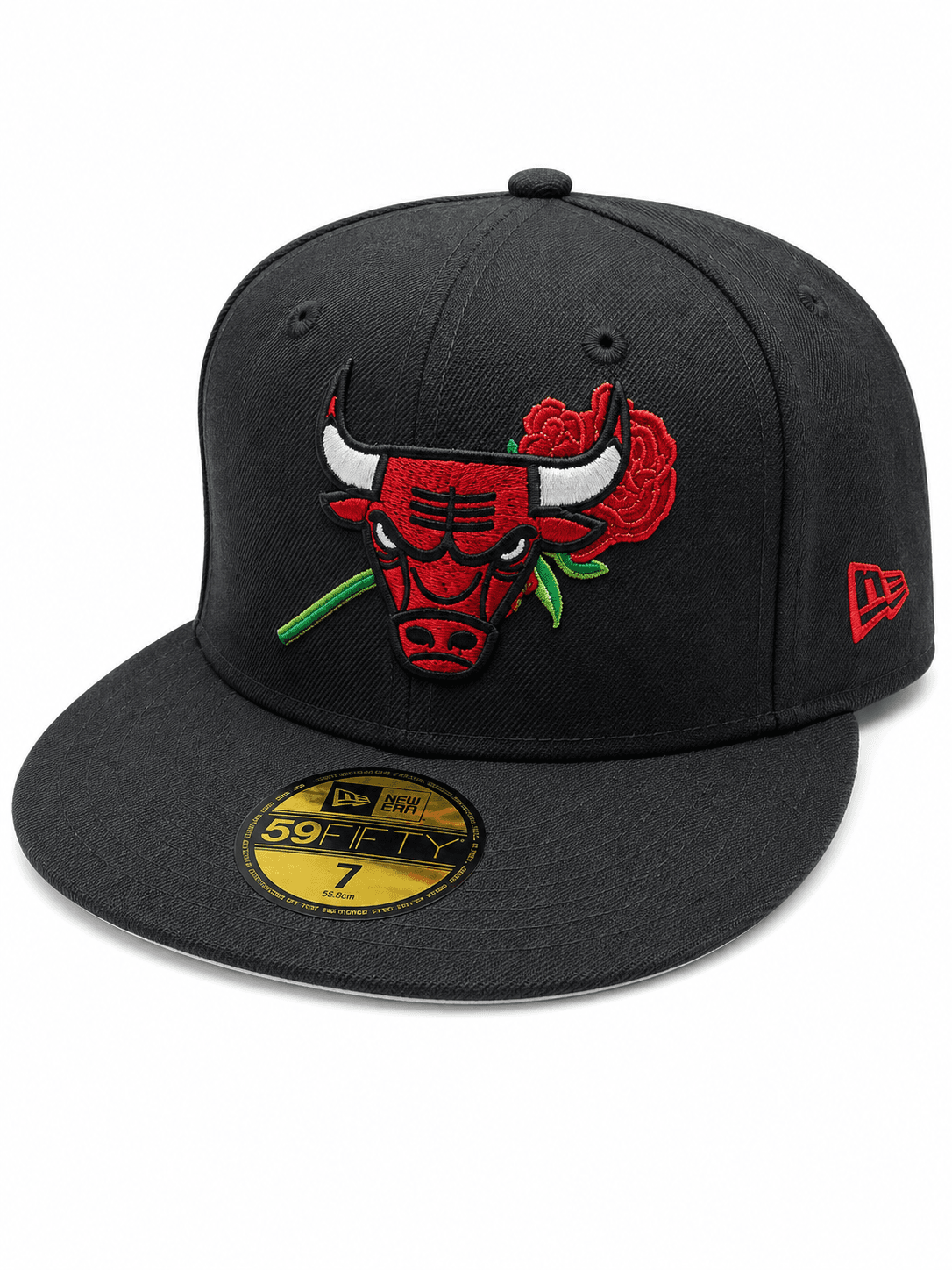 Chicago Bulls New Era Rose Floral Edition Black Red