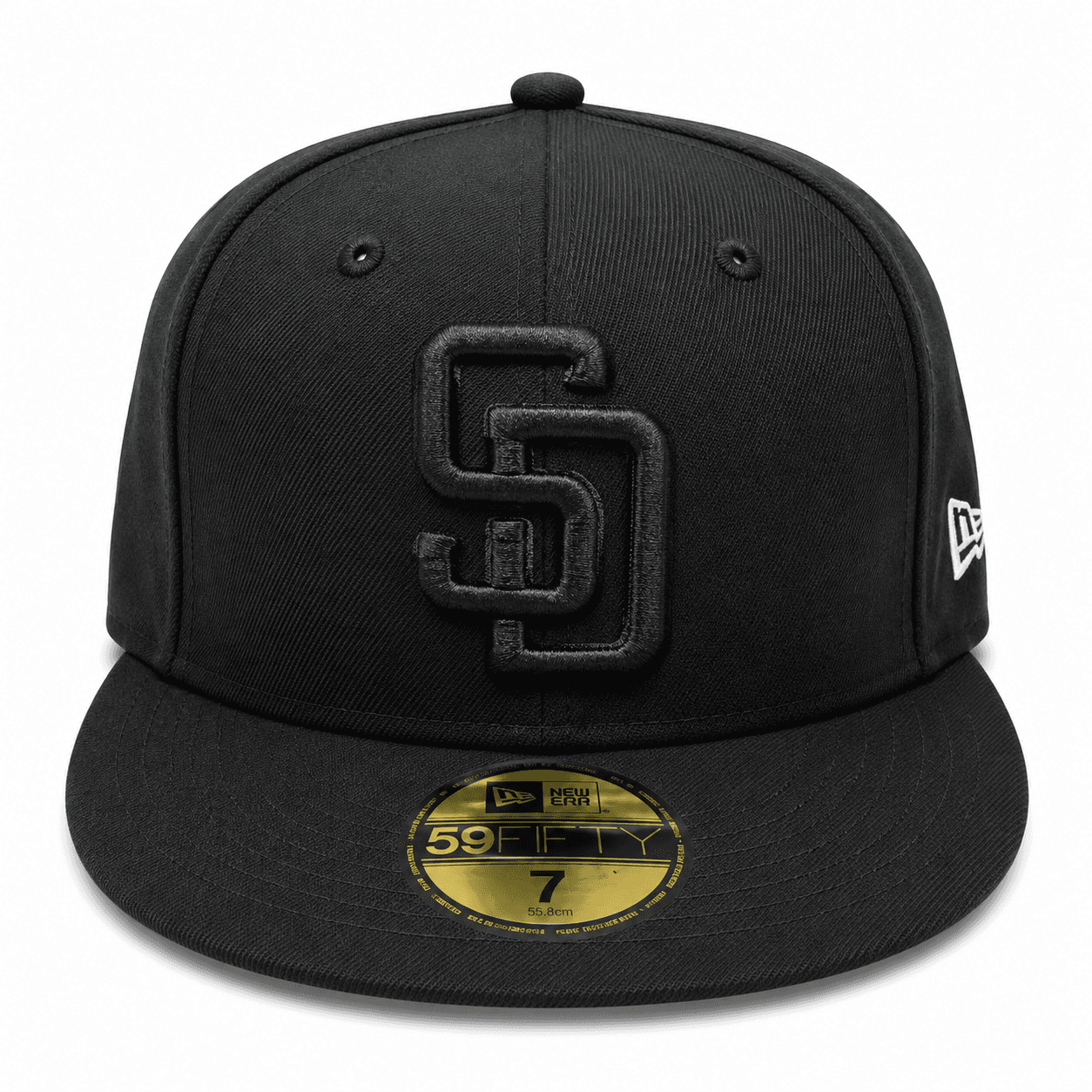 San Diego Padres New Era Black on Black