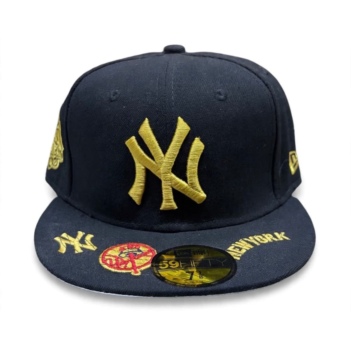 New York Yankees MLB Visor Multi Patch Gold Edition