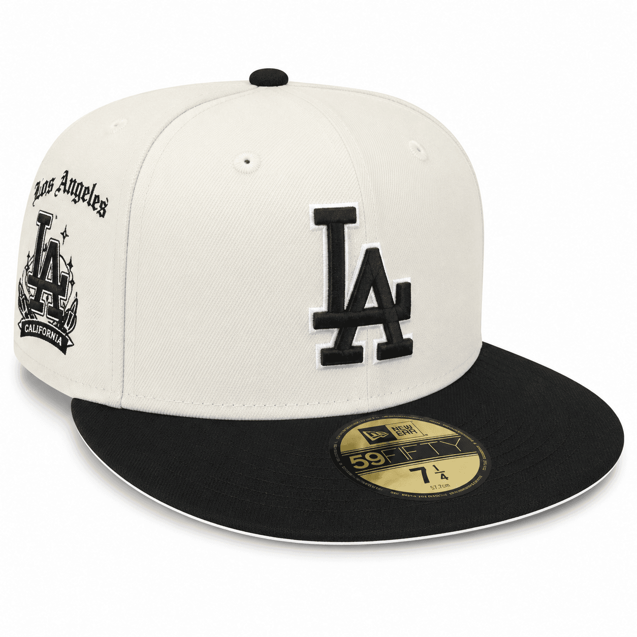 Los Angeles Dodgers Chrome Gothic Side Patch Two-Tone