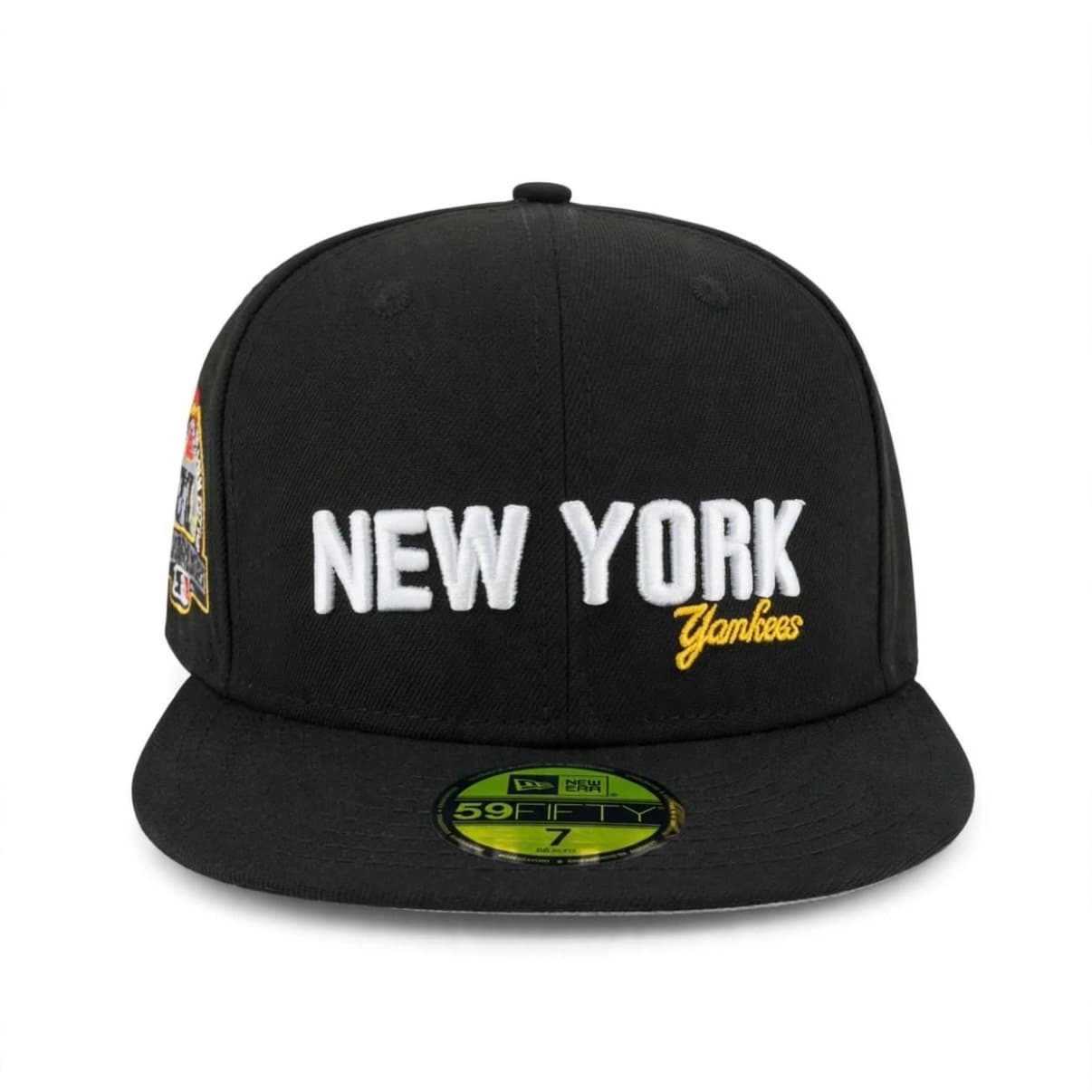 New York Yankees Custom Script Wordmark 27th World Series Side Patch