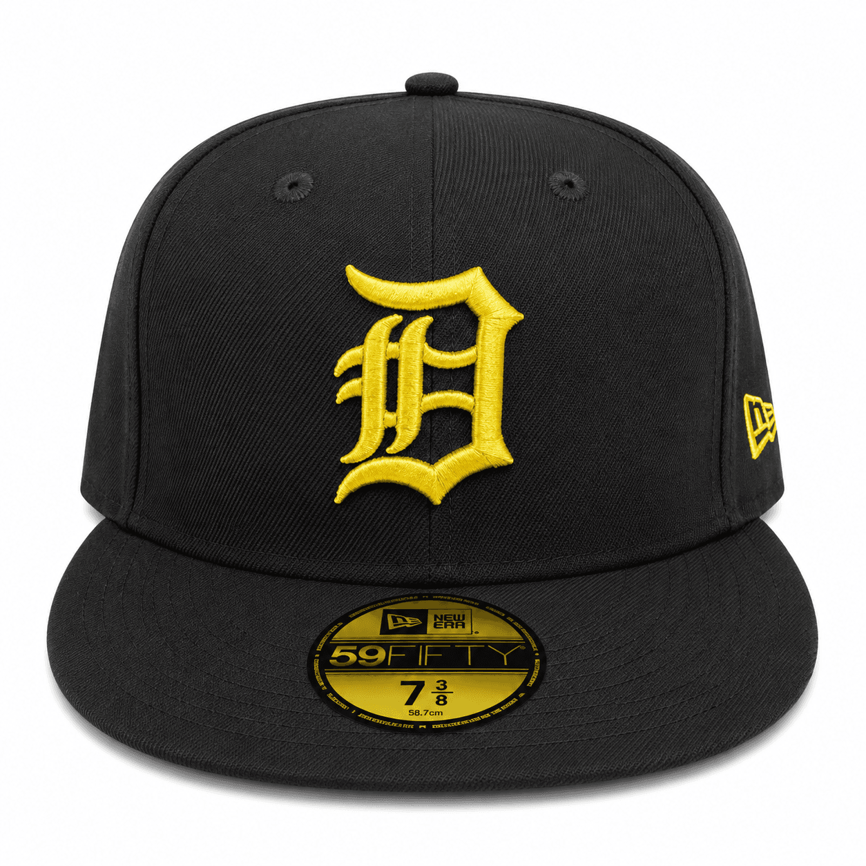 Detroit Tigers Black Wool Yellow Logo