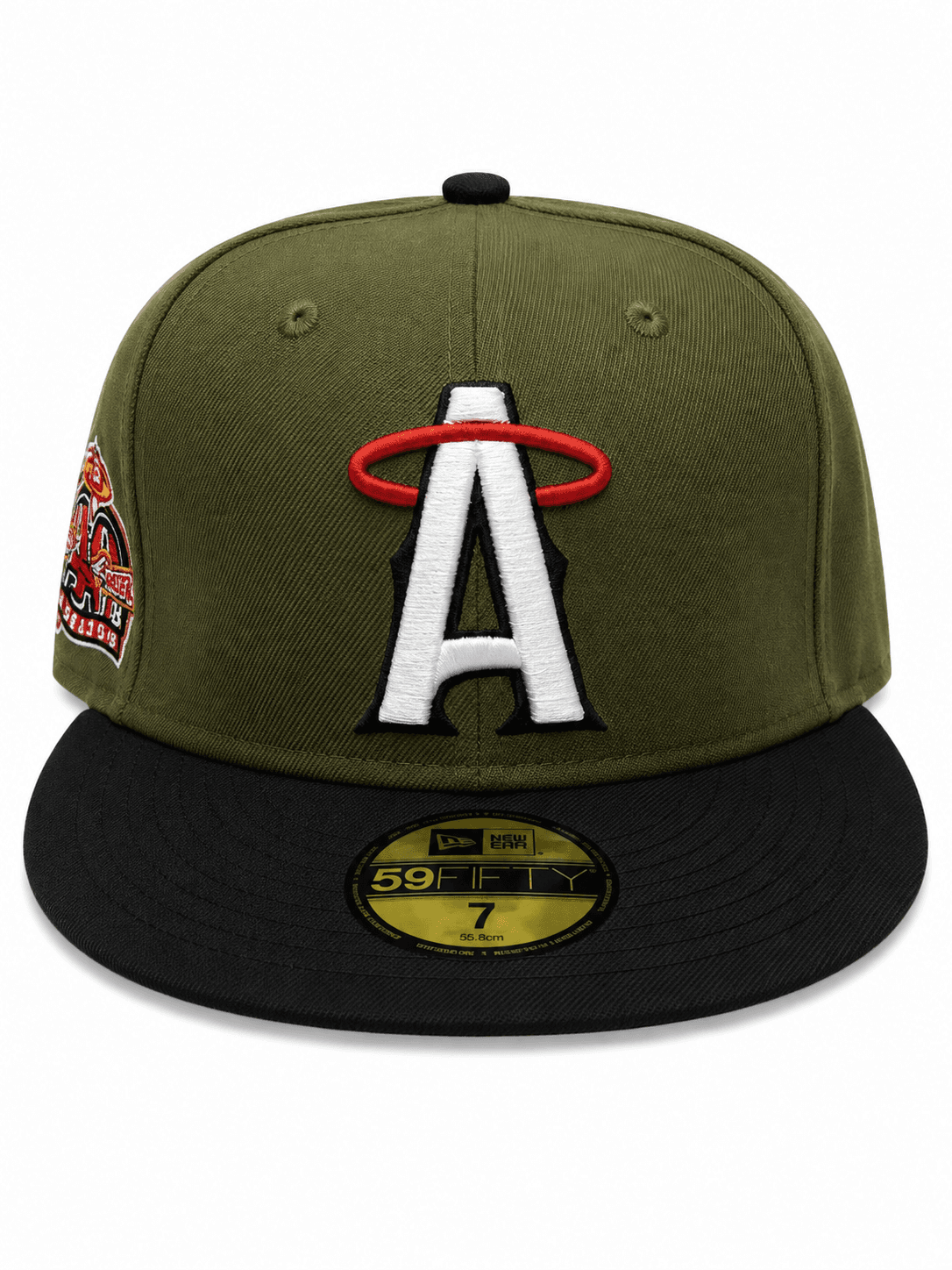 Anaheim Angels 2002 World Series Olive/Black